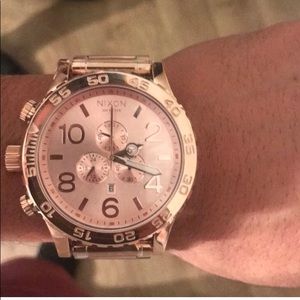 Nixon 51 30 rose gold